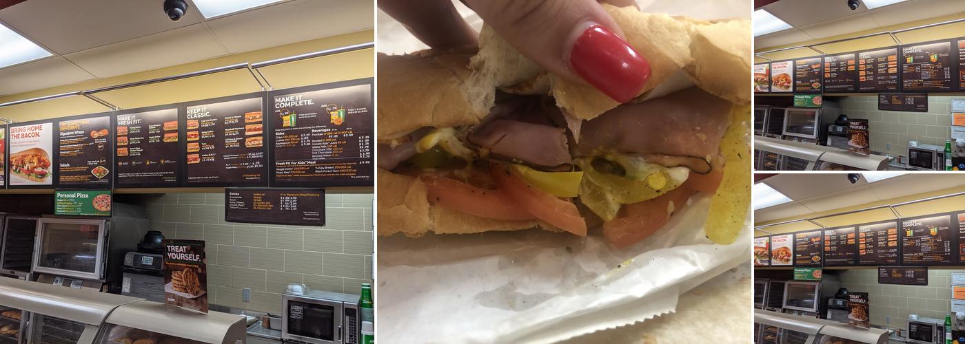Subway Menu