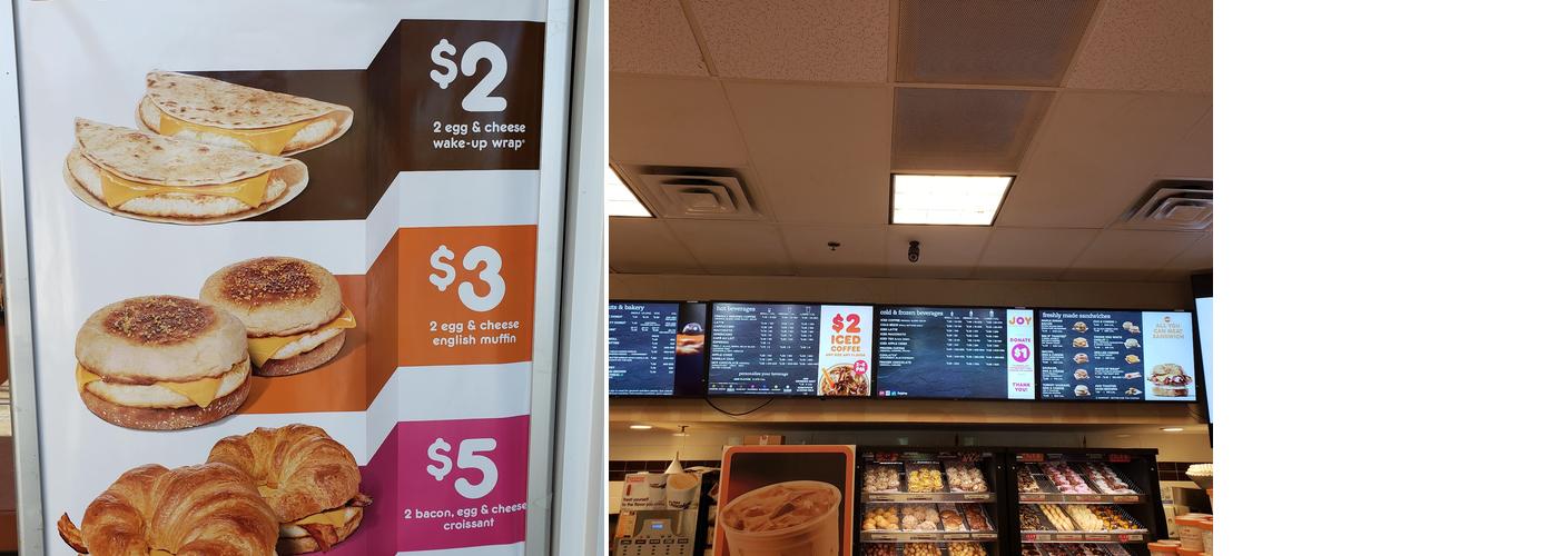 Dunkin' Menu
