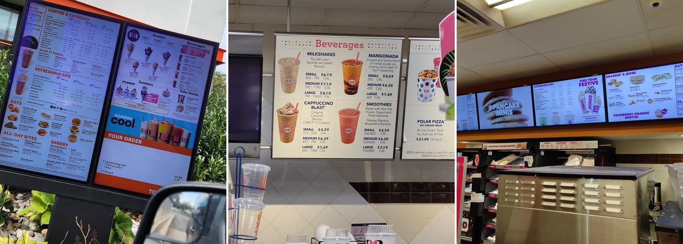 Dunkin' Menu