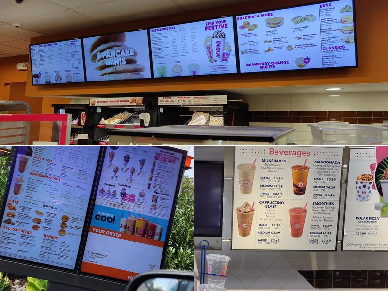 Dunkin' Menu