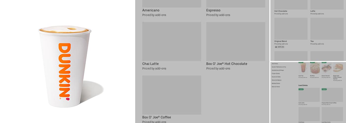 Dunkin' Menu