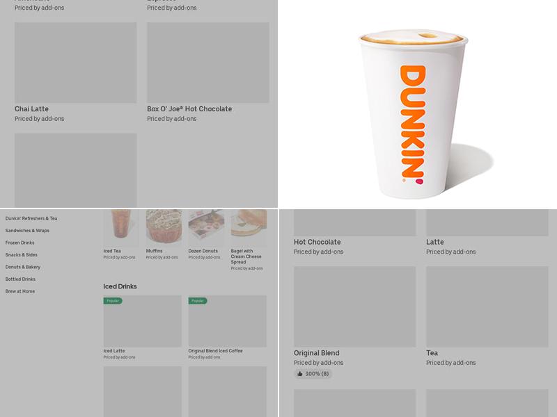 Dunkin' Menu