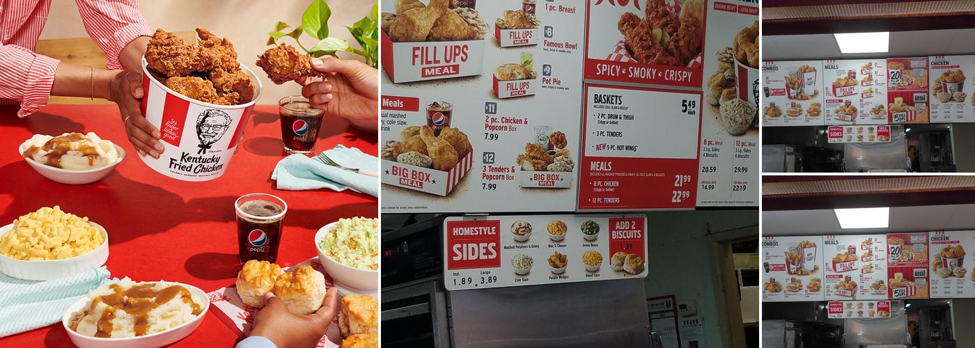 KFC Menu