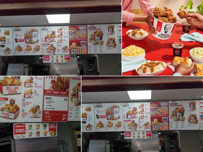 KFC Menu