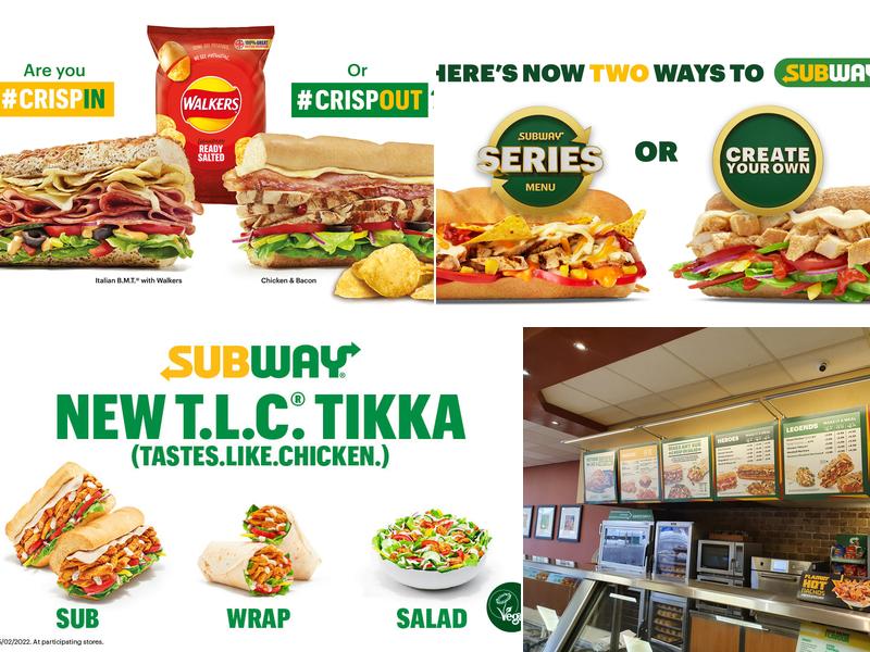 Subway Menu
