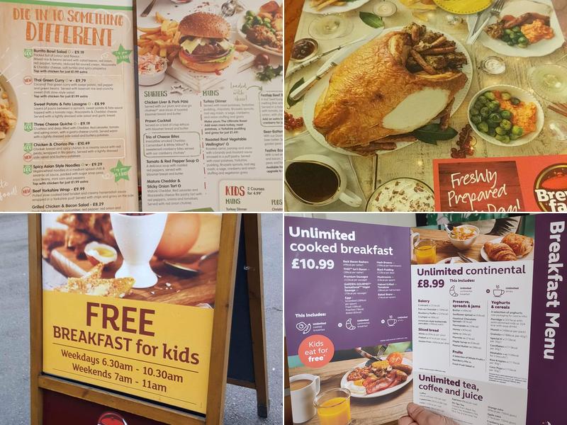 The Sparrow Brewers Fayre Menu