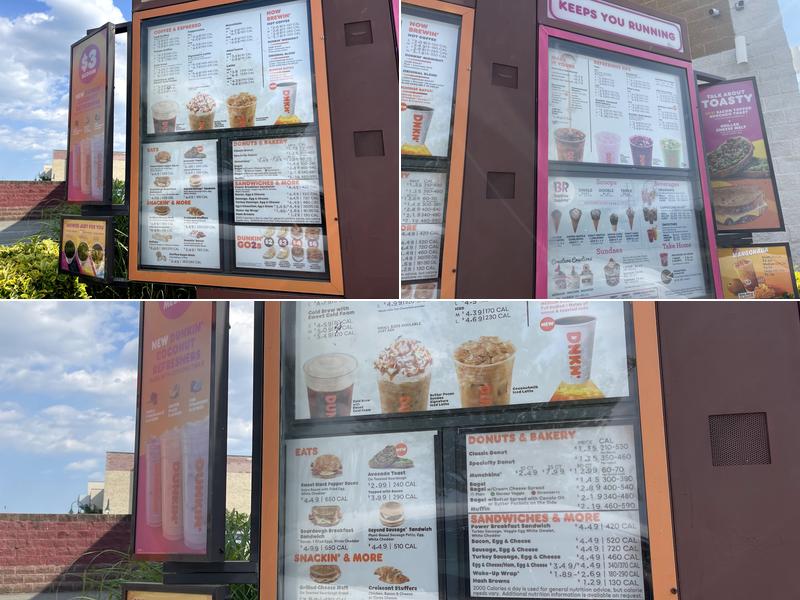 Dunkin' Menu