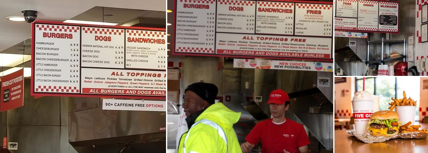 Five Guys Menu