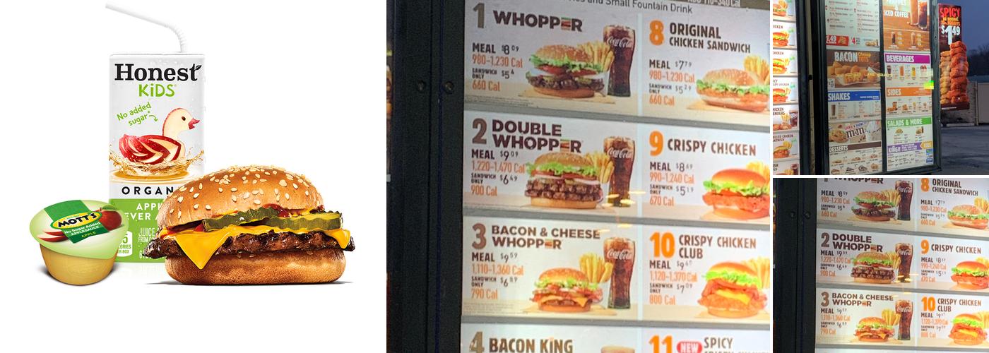 Burger King Menu