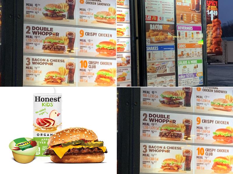 Burger King Menu