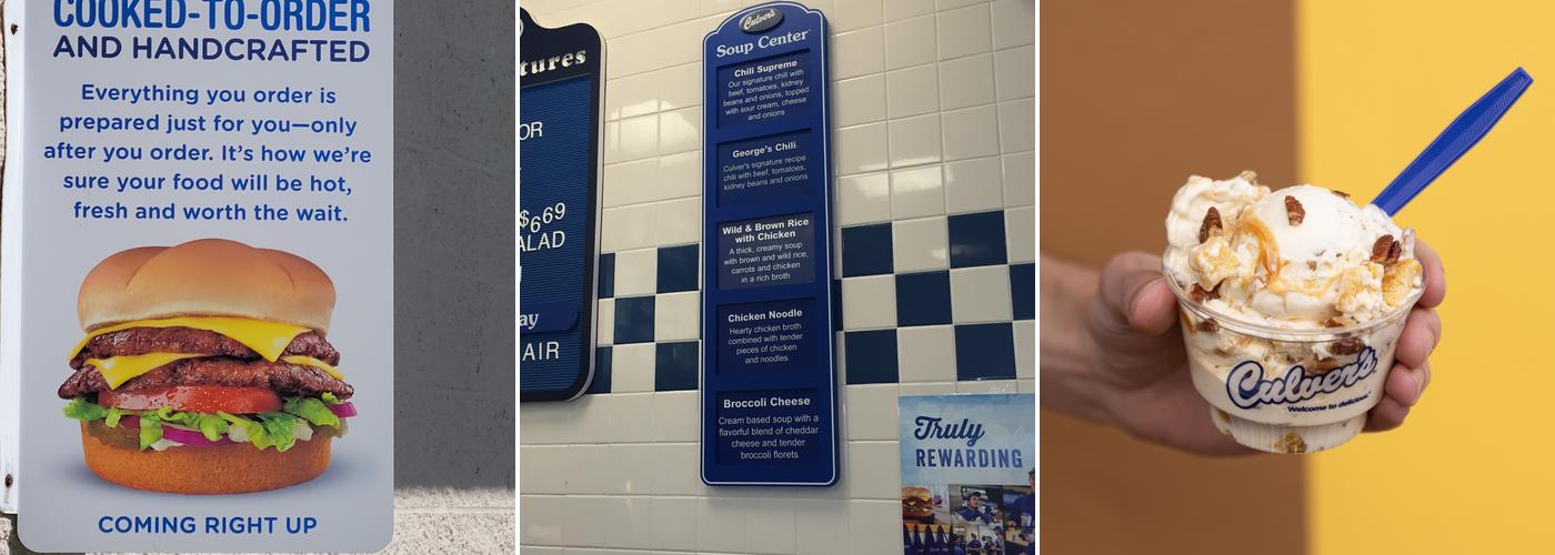 Culver’s Menu