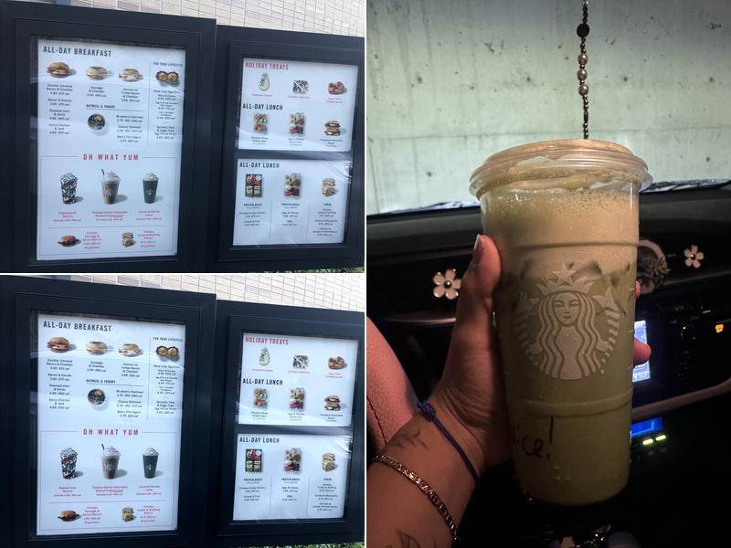 Starbucks Menu