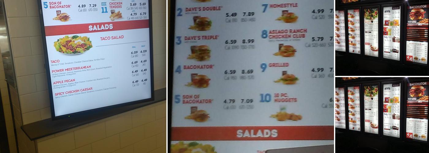 Wendy's Menu