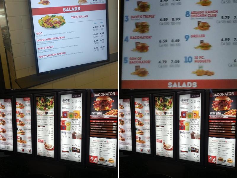 Wendy's Menu