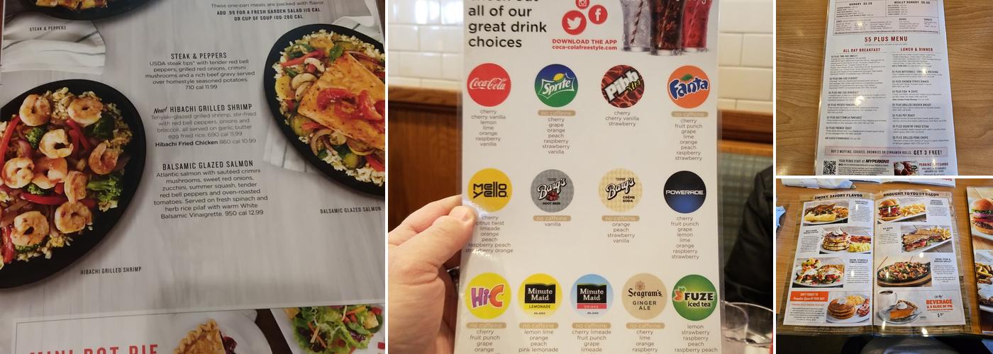 Perkins Restaurant & Bakery Menu