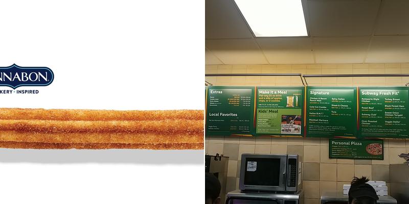 Subway Menu