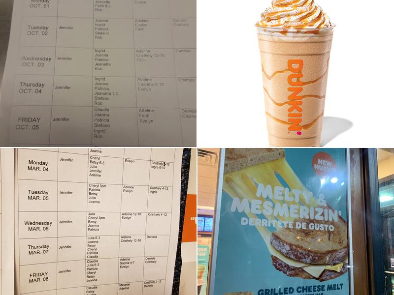 Dunkin' Menu