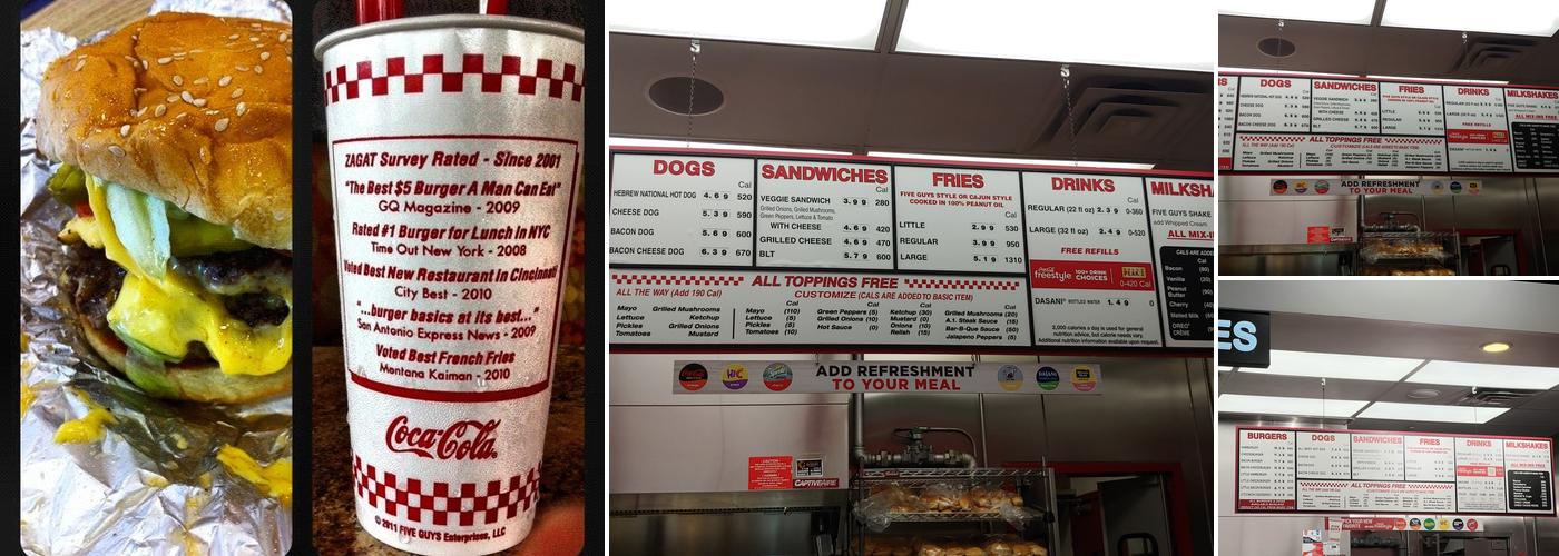 Five Guys Menu