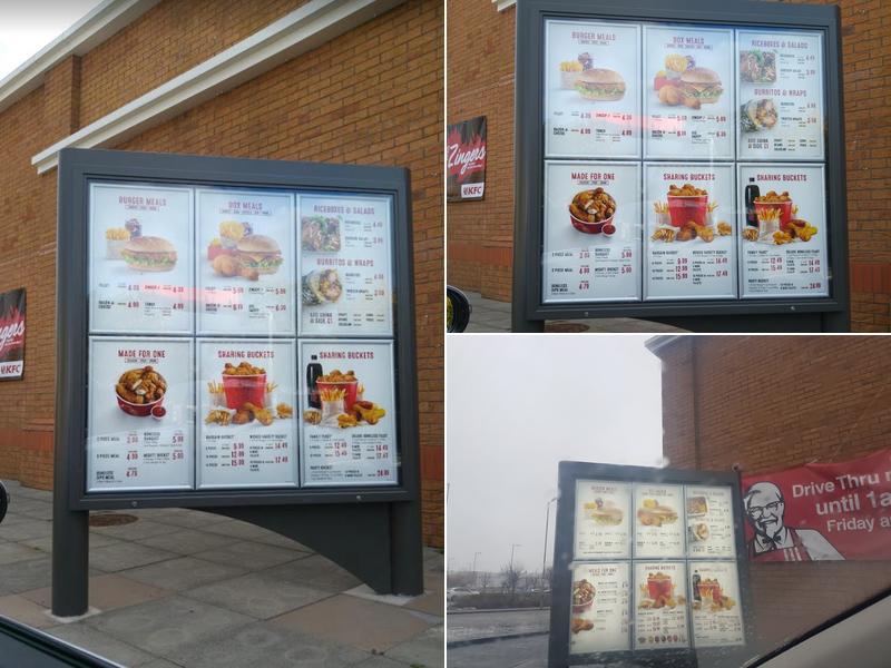 KFC Burton on Trent - Guild Street Menu