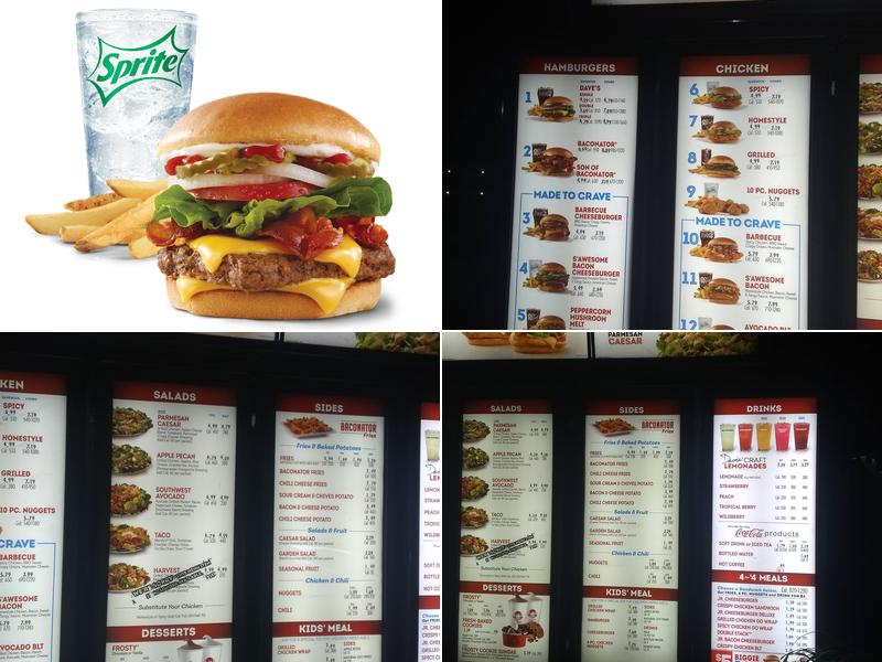 Wendy's Menu