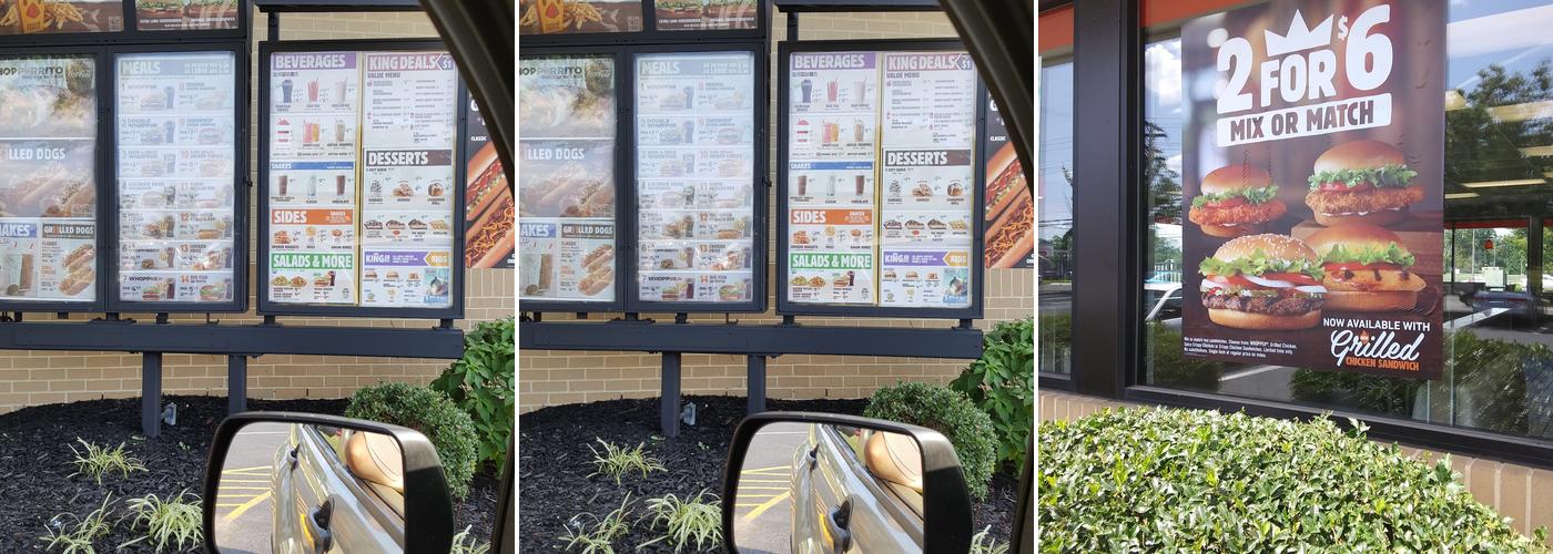 Burger King Menu