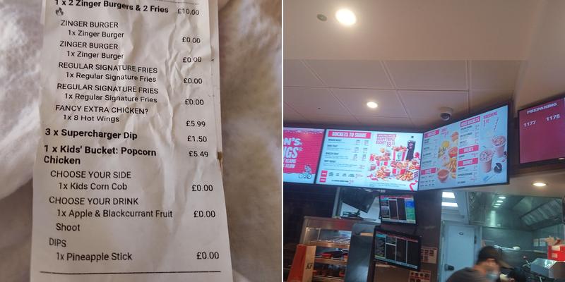 KFC Erdington - High Street Menu