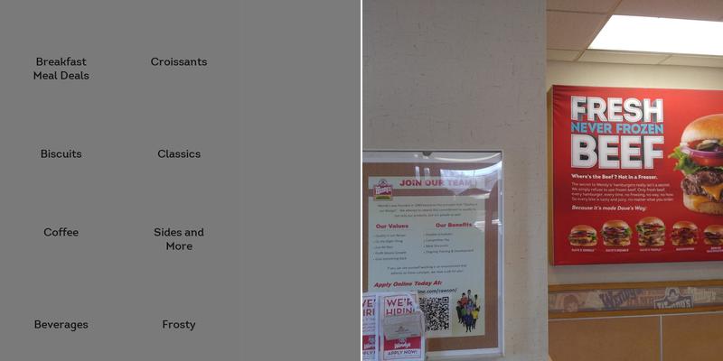 Wendy's Menu