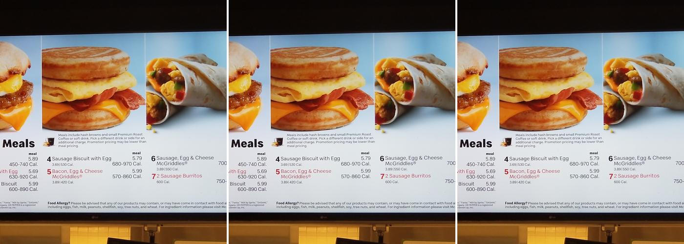 McDonald's Menu