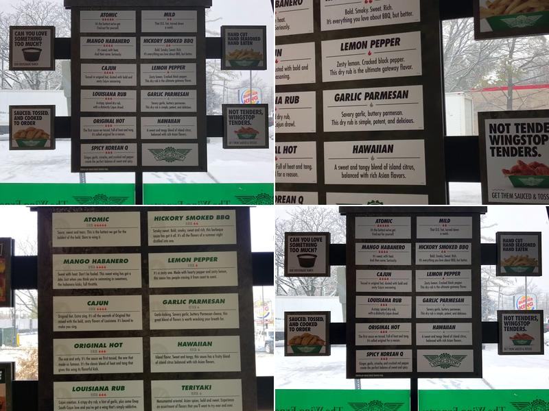 Wingstop Menu