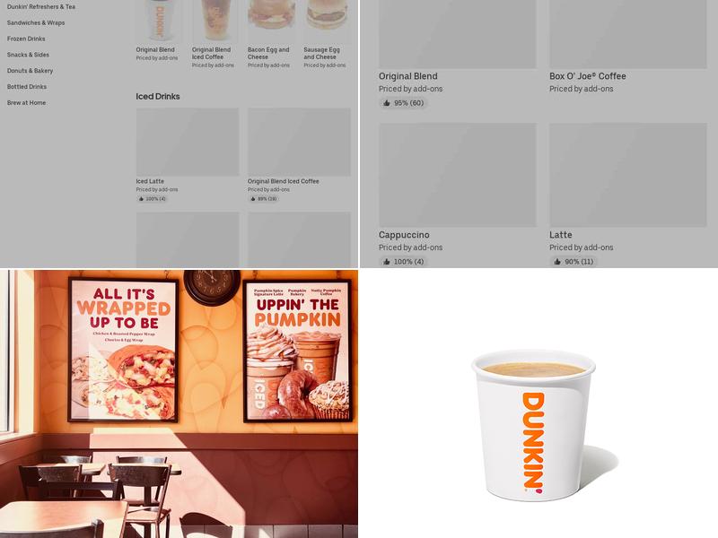 Dunkin' Menu