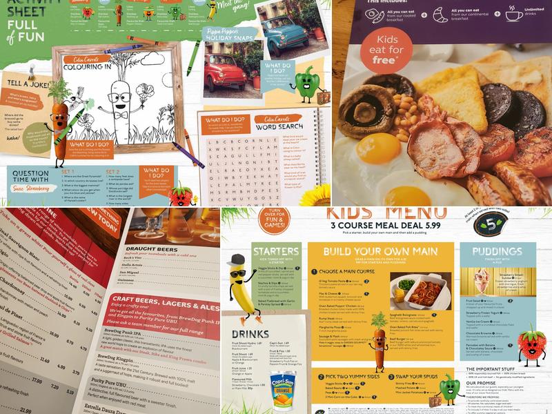 Heaton Park Beefeater Menu