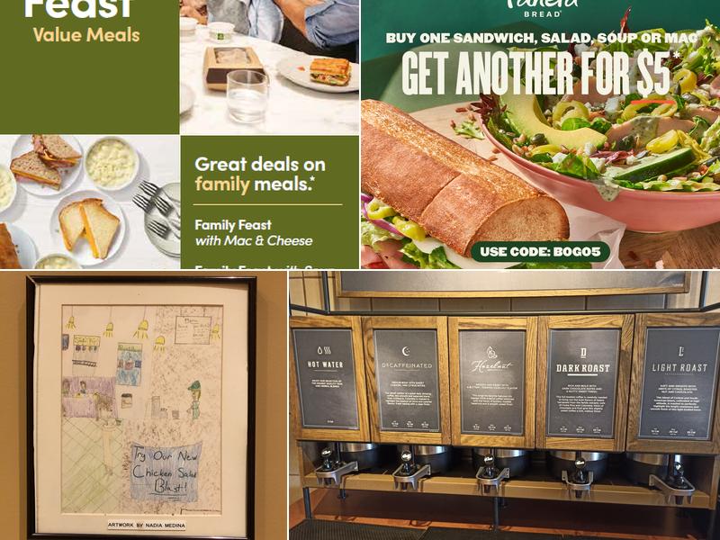 Panera Bread Menu