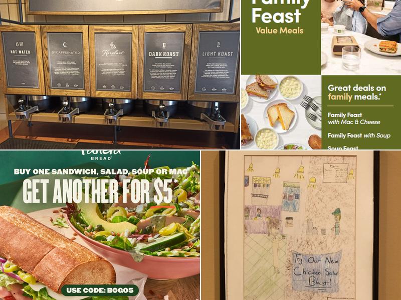 Panera Bread Menu