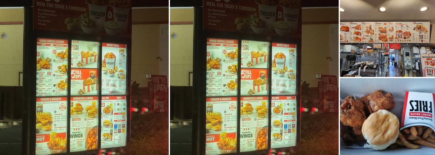 KFC Menu