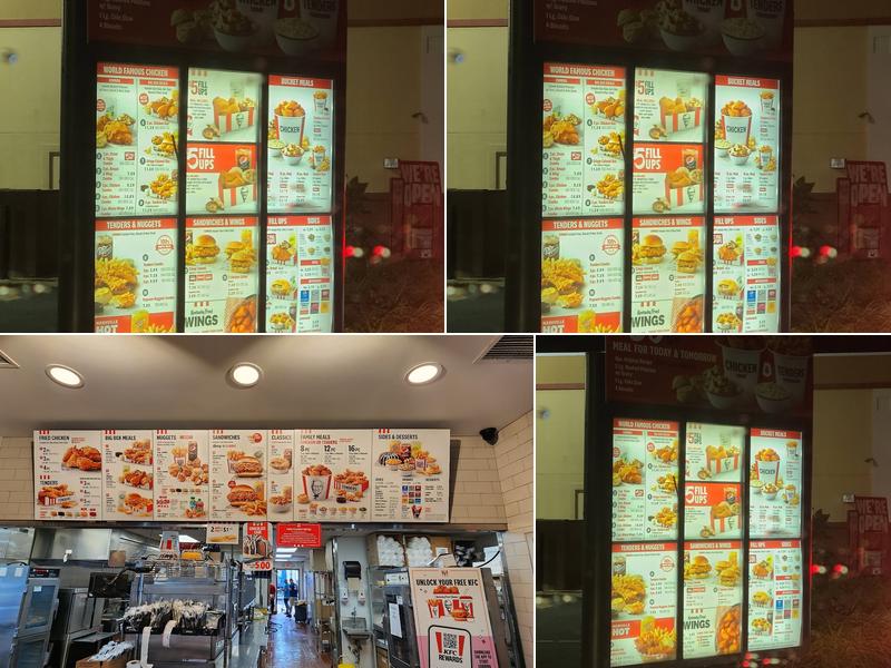 KFC Menu
