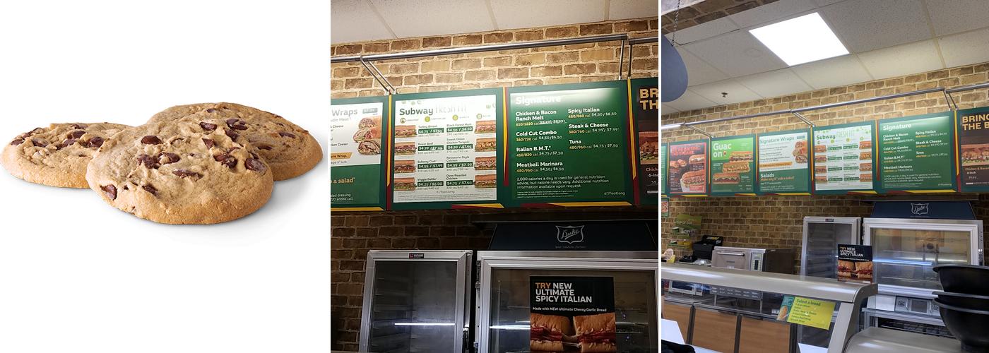 Subway Menu