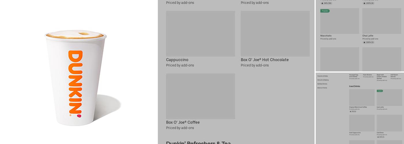 Dunkin' Menu