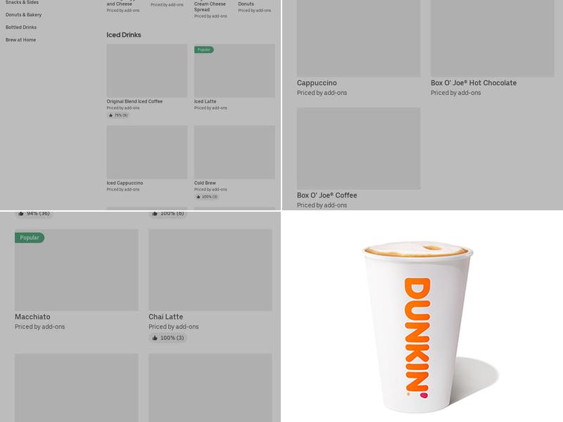 Dunkin' Menu