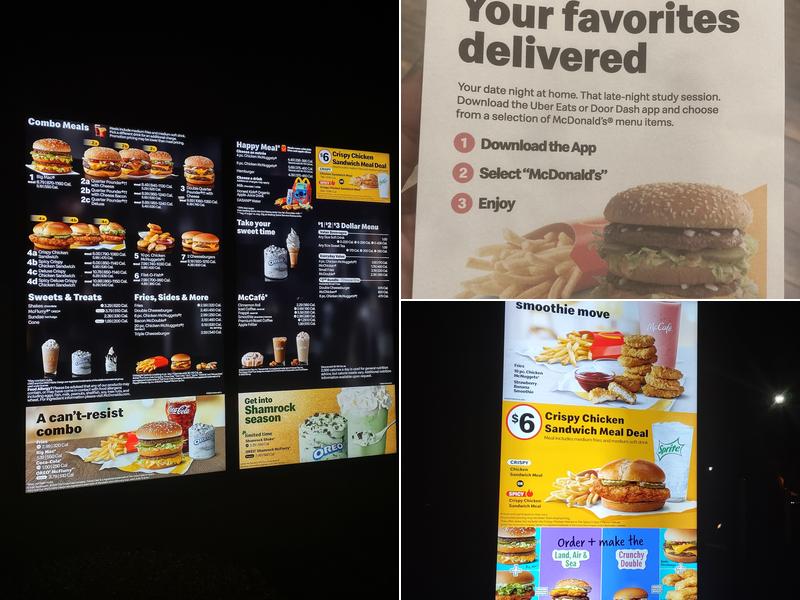 McDonald's Menu