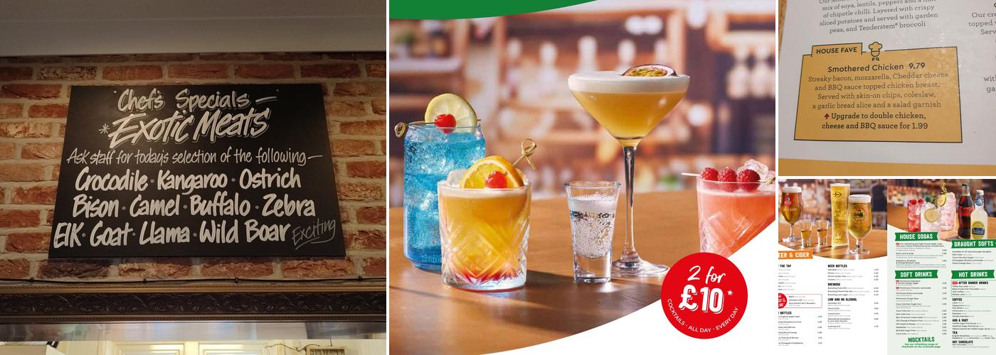 Holystone Park Cookhouse + Pub Menu