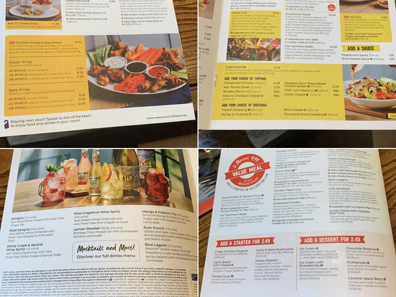 Woodhorn Grange Cookhouse + Pub Menu