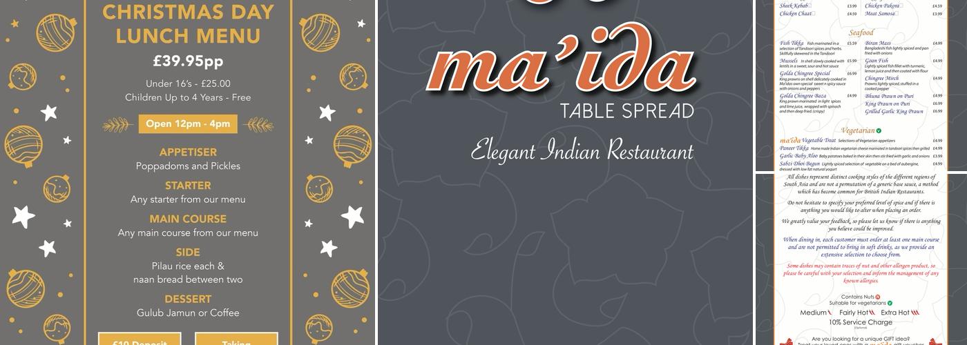 Ma'ida Table Spread Menu