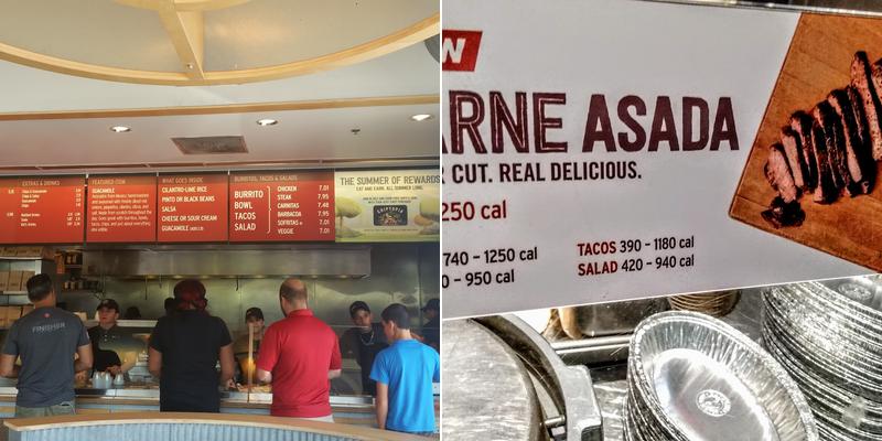 Chipotle Mexican Grill Menu