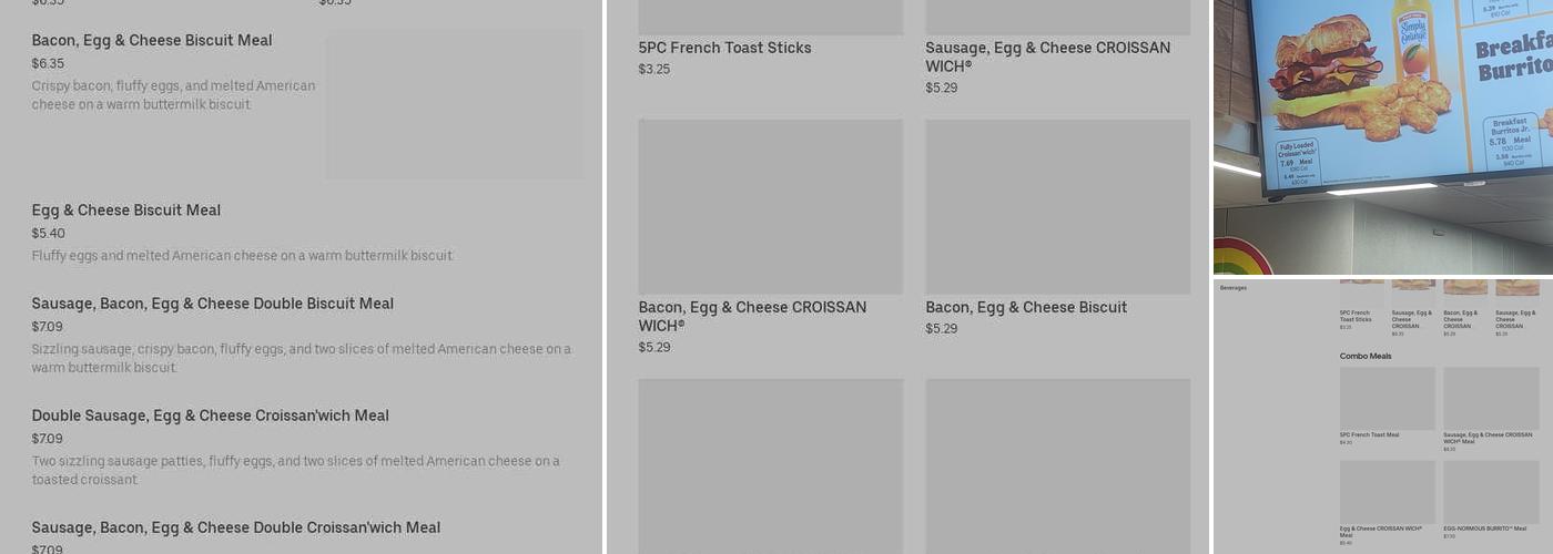 Burger King Menu