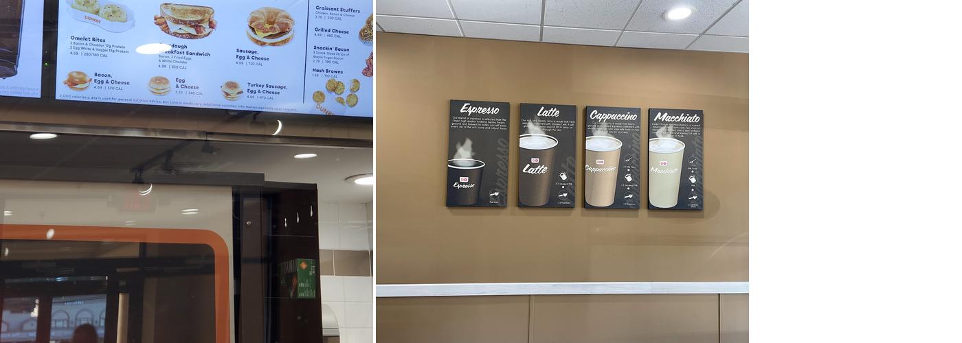 Dunkin' Menu