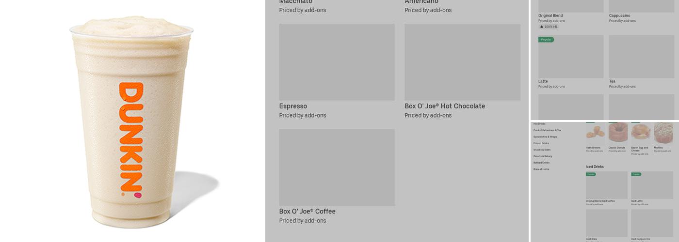 Dunkin' Menu