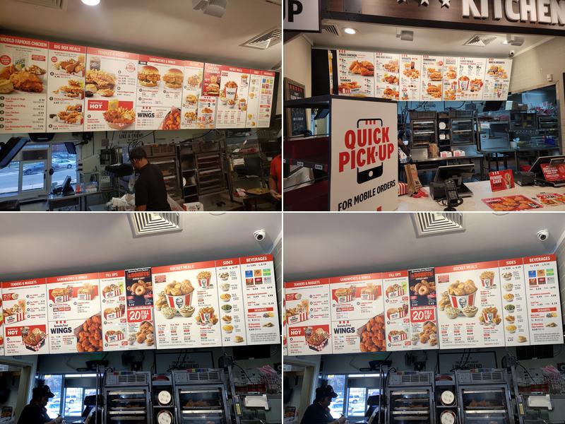 KFC Menu