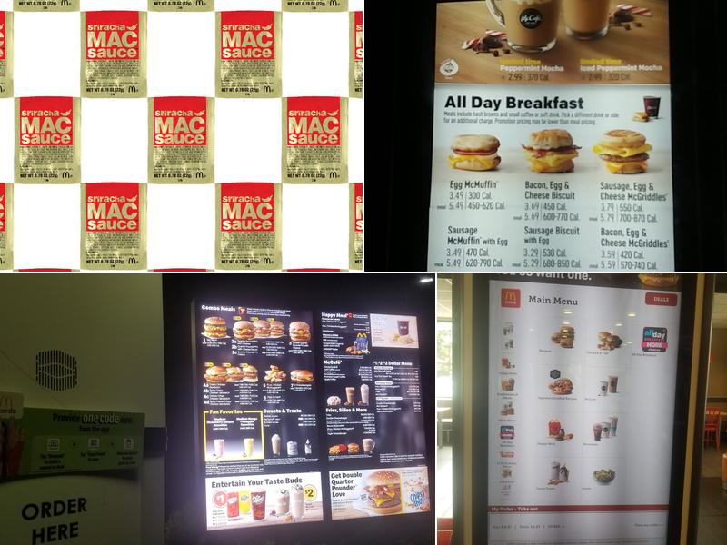 McDonald's Menu