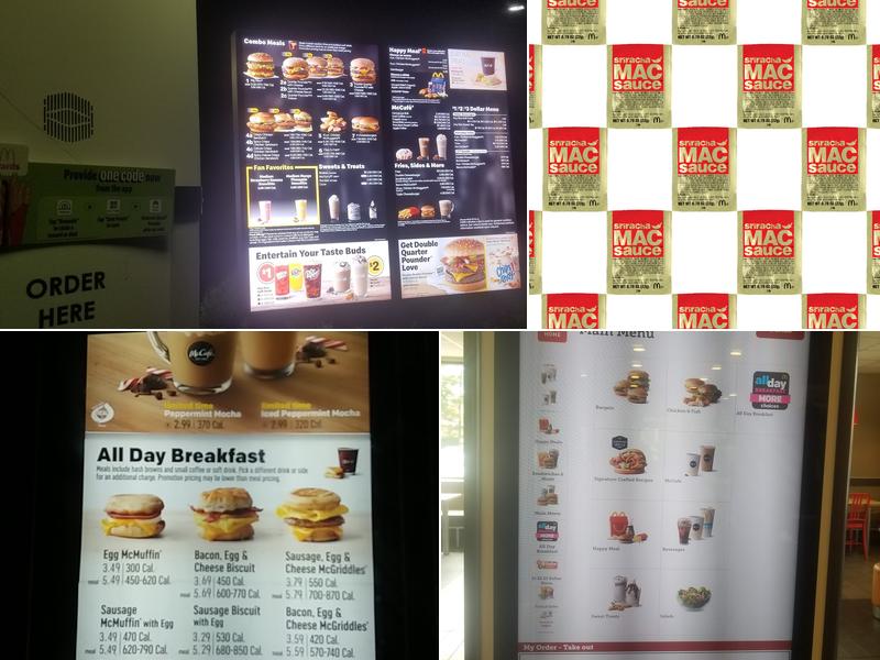 McDonald's Menu