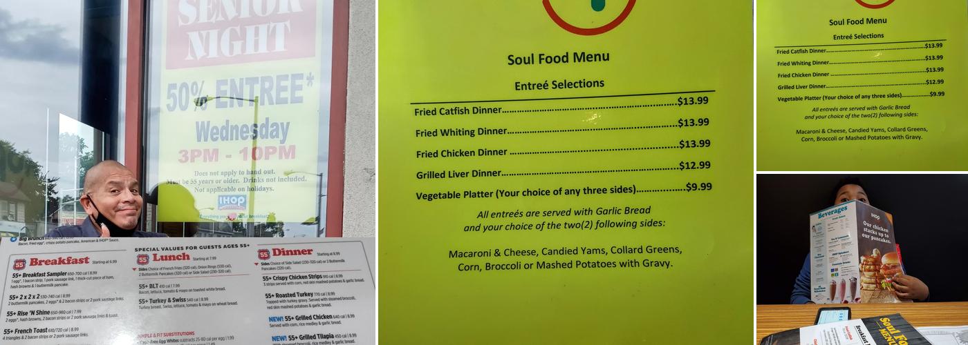 IHOP Menu